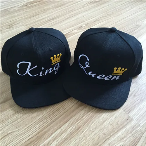 Королевская королева вышивка Snapback шляпа акриловая Мужская и женская пара