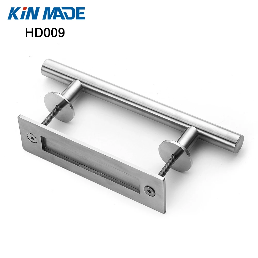 

KIN MADE Stainless steel Sliding Barn Door Handle Wood Door Flush Pull