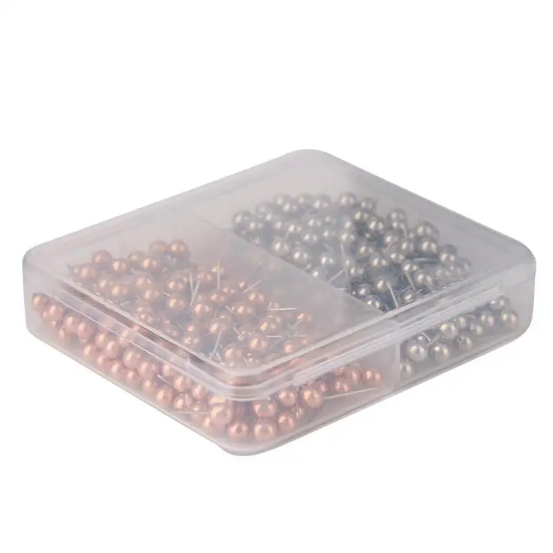 400pcs 4mm 02 400 шт золотого и серебряного цвета, нажимные булавки, разные бумажные карты, пробковые доски, фиксирующие кнопки для большого пальца, канцелярские принадлежности для офиса и школы - Цвет: 400pcs 4mm 02