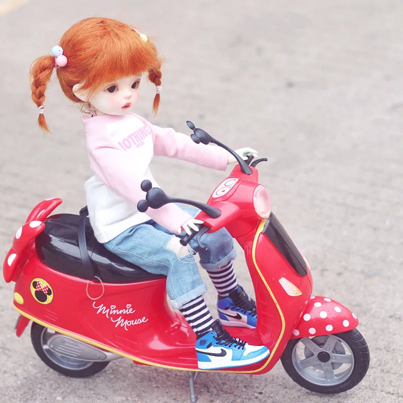 Кукла Cateleya BJD 1/6 маленькая ткань 20 см кукла реквизит для фотосессии аксессуары кукла одежда аксессуары мотоцикл почтовые расходы
