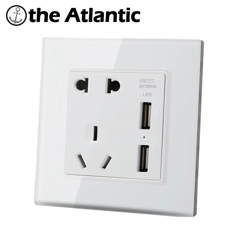 Atlantic 4 цвета 16a универсальный перешли 5 отверстий Шпильки Разъем Кристалл