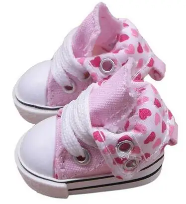 Тильда 3,5 см куклы сапоги для Blythe игрушки, 1/8 холст куклы обувь для EXO 15 см плюшевые куклы игрушки, модные кукольные кроссовки аксессуары - Цвет: Light Pink