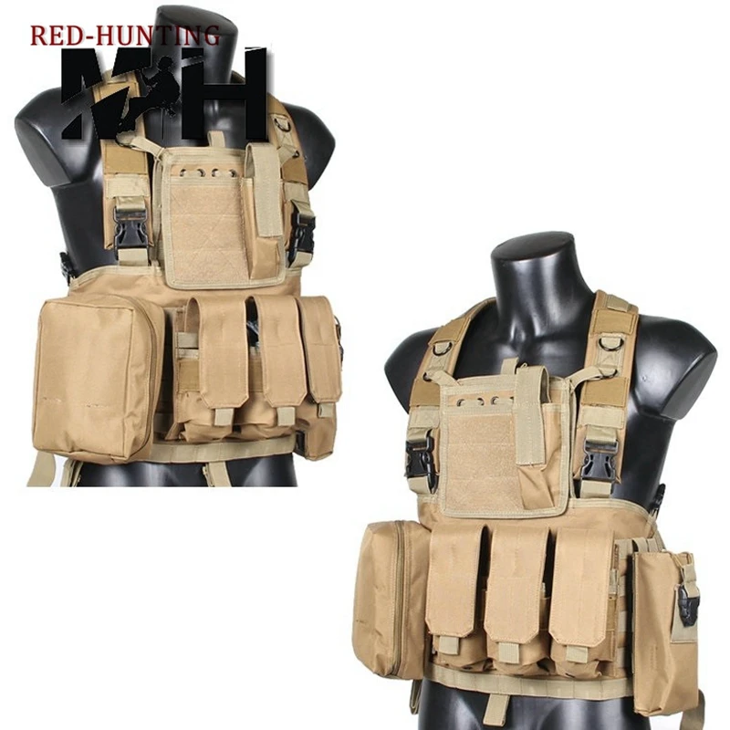 USMC Тактический боевой Molle rrrv нагрудный ремень для пейнтбола страйкбол жилет с