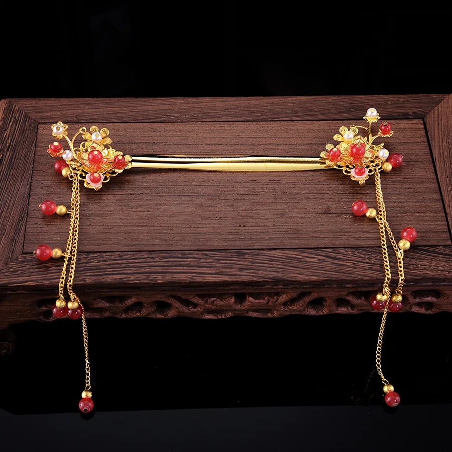 Классический плотный головной убор в китайском стиле свадебная корона Феникс