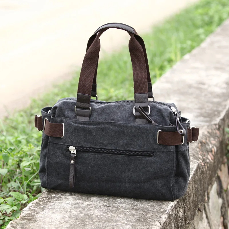 Favocent Брендовые мужские сумки Холщовая Сумка через плечо винтажная Повседневная