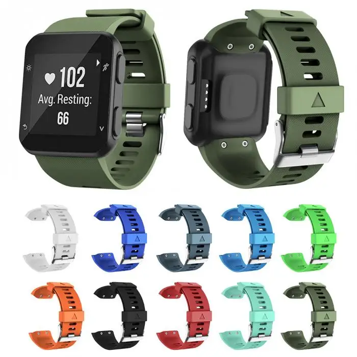 Модные силиконовые часы ремешок браслет+ инструмент винты для Garmin Forerunner 35 NK-Shopping