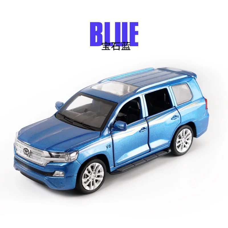 3226B no box Высокая симитация 1:32 TOYOTA LAND CRUISER PRADO металлический сплав Модель автомобиля игрушки с вытягиванием назад для детей подарки на день рождения - Цвет: 3226B no box