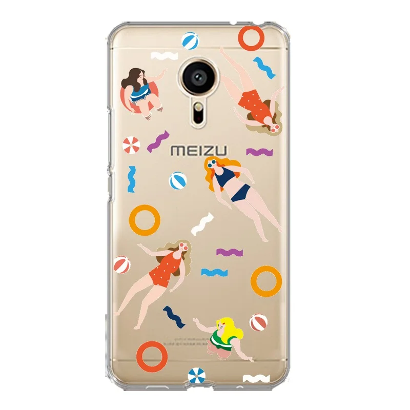 House Soft Clear TPU Phone Case For meilan MX6 pro6 U20 U10 A5 M5 M5S E E2 Rabbit Dog Bear Printed Coque Bag Cover Free Shipping | Мобильные