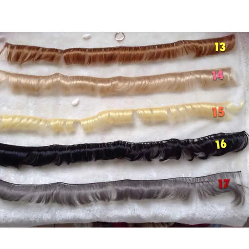 

100PCS/LOT Wholesale Handmade SD BJD Wigs 5CM Fringe Bang Wig Hair Doll DIY
