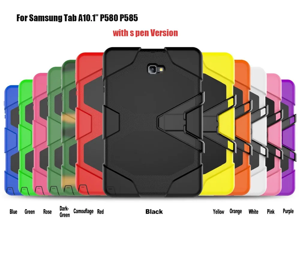 

Ударопрочный чехол-подставка для Samsung Galaxy Tab A A6 10,1 P580 P585