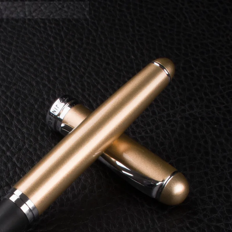 Шариковая ручка Jinhao 750 цвета шампанского золотого и серебряного с черными/синими
