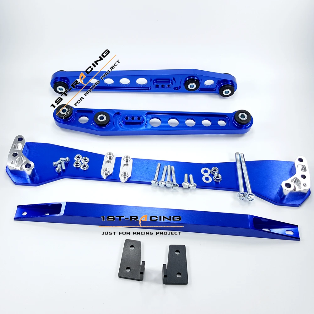 Subrame Bar + Нижняя Тяга задний нижний рычаг управления для Honda Civic EK 96 00 голубой новый 1