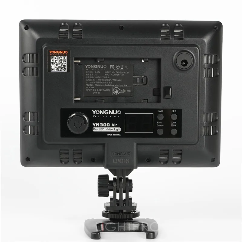Светодиодная камера YONGNUO YN 300 YN300 YN-300 Air 3200 K-5500 K для Canon Nikon Pentax Olympus Samsung DSLR &amp Camcorder |