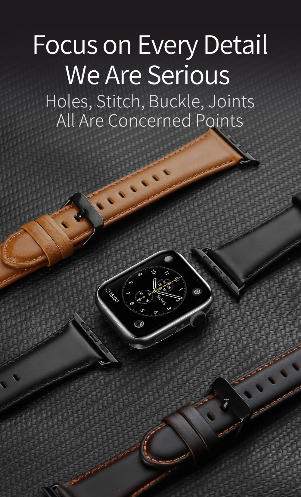 Ремешок DUX DUCIS из натуральной кожи для часов Apple Watch серии 4 3 2 1 ремешок из натуральной кожи Пряжка для Iwatch 44 40 42 38 мм