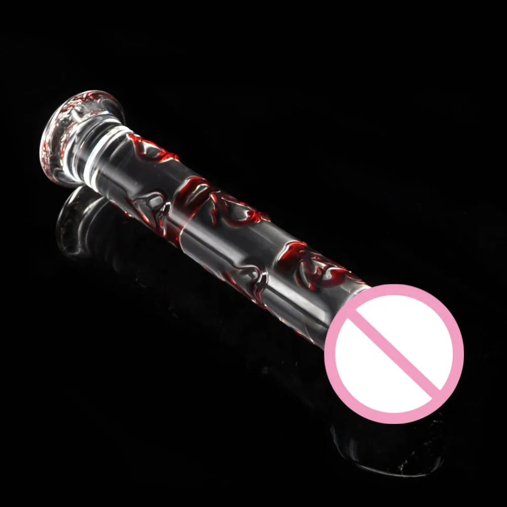 G-Spot Хрустальный пенис фаллоимитаторы из пирекс-стекла анальные бусины