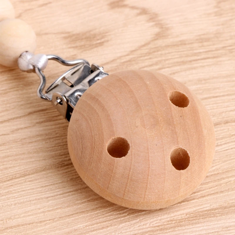 Держатель для соски пустышки с деревянной цепочкой|gift gifts|gifts woodgift baby |