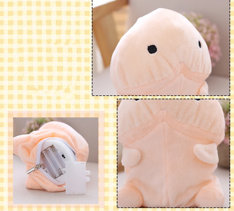 Электрический ushihito плюшевый говорящий и повторный пенис плюшевая игрушка японского аниме набивная Мягкая кукла забавная priapus плюшевая игрушка бойфренда