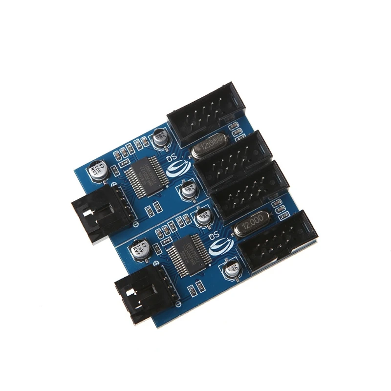 ПК Чехол Внутренний 9-Контактный USB 2 0 папа от 1 до 4 Женский разветвитель PCB чипсет