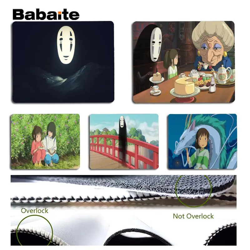 Коврик для мыши Babaite Spirited Away компьютерных игр размер 25x29 см коврик мыши|Коврики