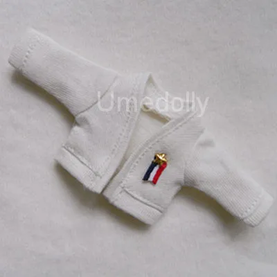 Cardigan color 3 Мода Колледж костюм рубашки кардиган юбка для OB11, 1/12 BJD, Obitsu 11 куклы одежда аксессуары - Цвет: Cardigan color 3