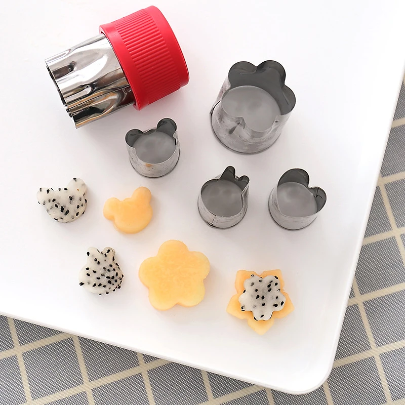 8 шт./компл. устройство резки овощей и фруктов в форме цветка звезды прессформа