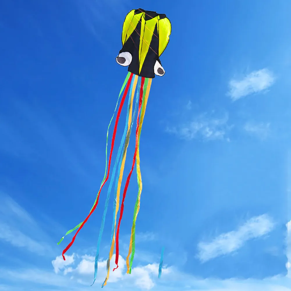 Large Octopus Long Tail Beach Kites-Perfect Toy for Kids and Adults Outdoor Game Flying Toys For Children Kites for Adults A612