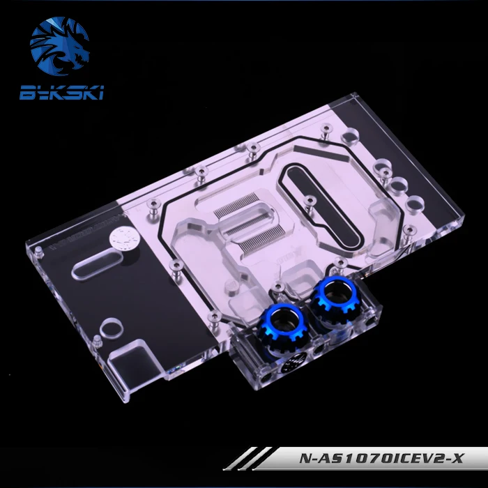 Видеокарта Bykski игровой блок с водяным охлаждением для ASUS GTX 1070 | Компьютеры и офис