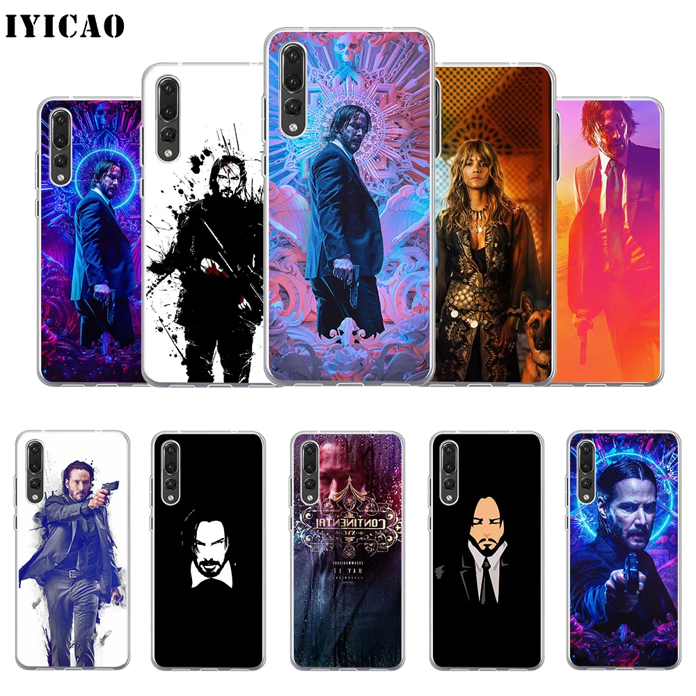 Мягкий силиконовый чехол для телефона IYICAO John Wick Chapter 3 Huawei P30 P20 Pro P10 P9 P8 Lite P Smart