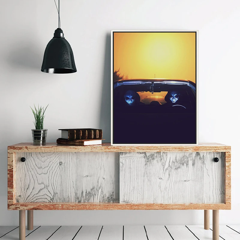 ASAPFOR I Want to Believe Poster X Files Canvas Prints Wall Pictures for Baby Boys Room Decor UFO and Alien Canvaskunst Painting | Дом и сад