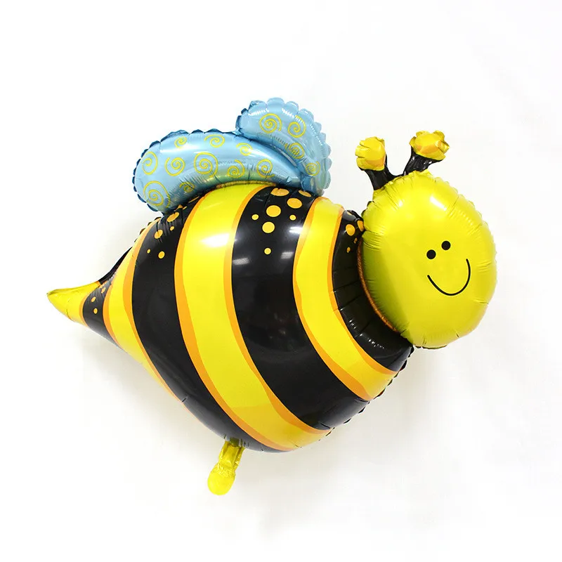 

Taoqueen cartoon hat 13Pcs Bee Foil Balloons Black Yellow Polka Dots Latex Set Bees Pet Animal Birthday Party Decoration