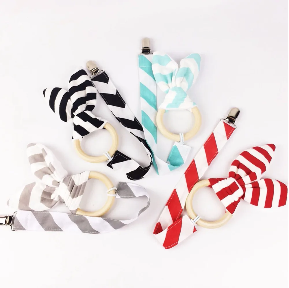 Тканевые зажимы для пустышки с металлическими персонализированными 20 шт. DIY