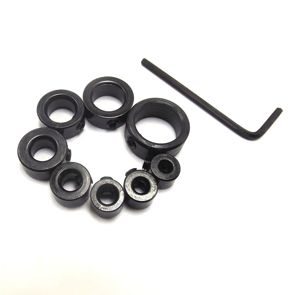 8 шт. патроны для дрели из углеродистой стали с шестигранным ключом|stop collar|depth stop