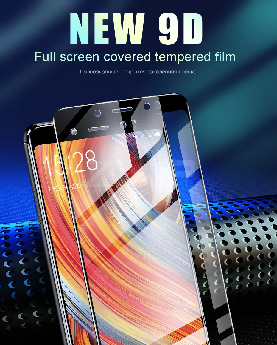 ZNP 9D стекло для Xiaomi Redmi 5 plus Redmi Note 6 5 Pro 5A защита экрана полное покрытие для Redmi S2 4X 6A закаленное стекло