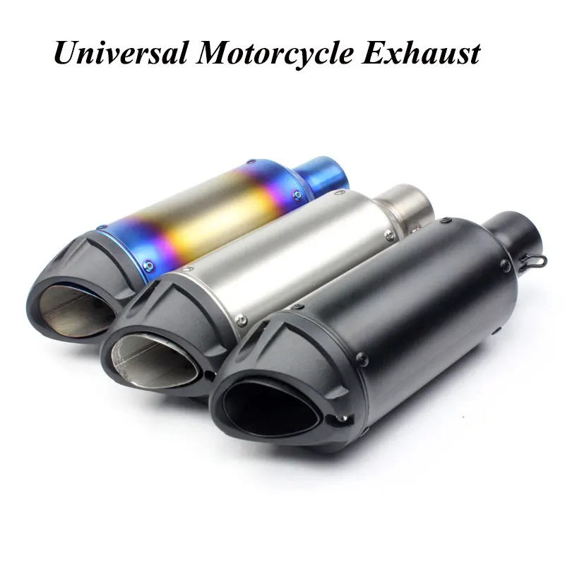 Akrapovic выхлопная мотоцикл трубы глушителя Racing Escapamento Para мото Universel 51 мм для msx125 gsr 750