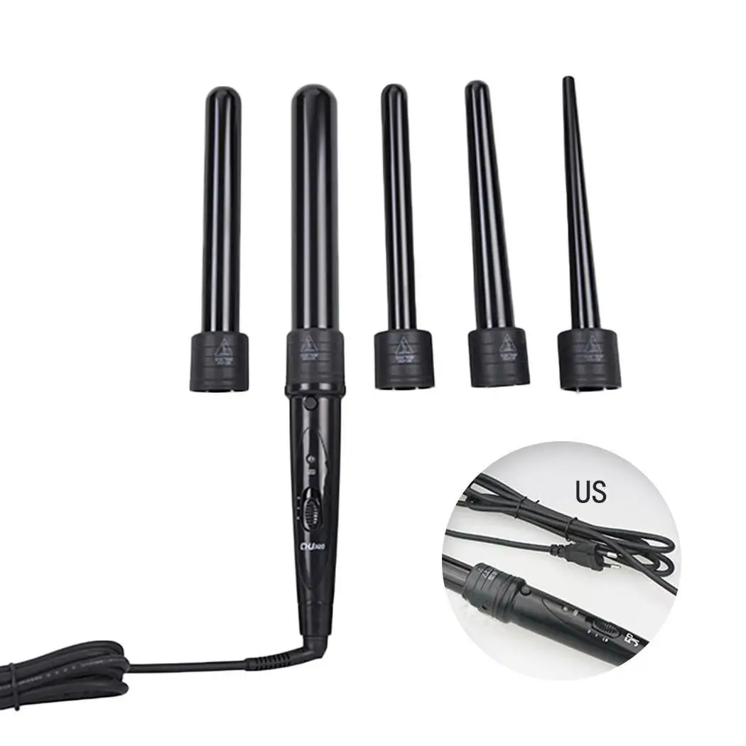 Электрический бигуди для волос 5 в 1 щипцы завивки PTC керамический домашний салон