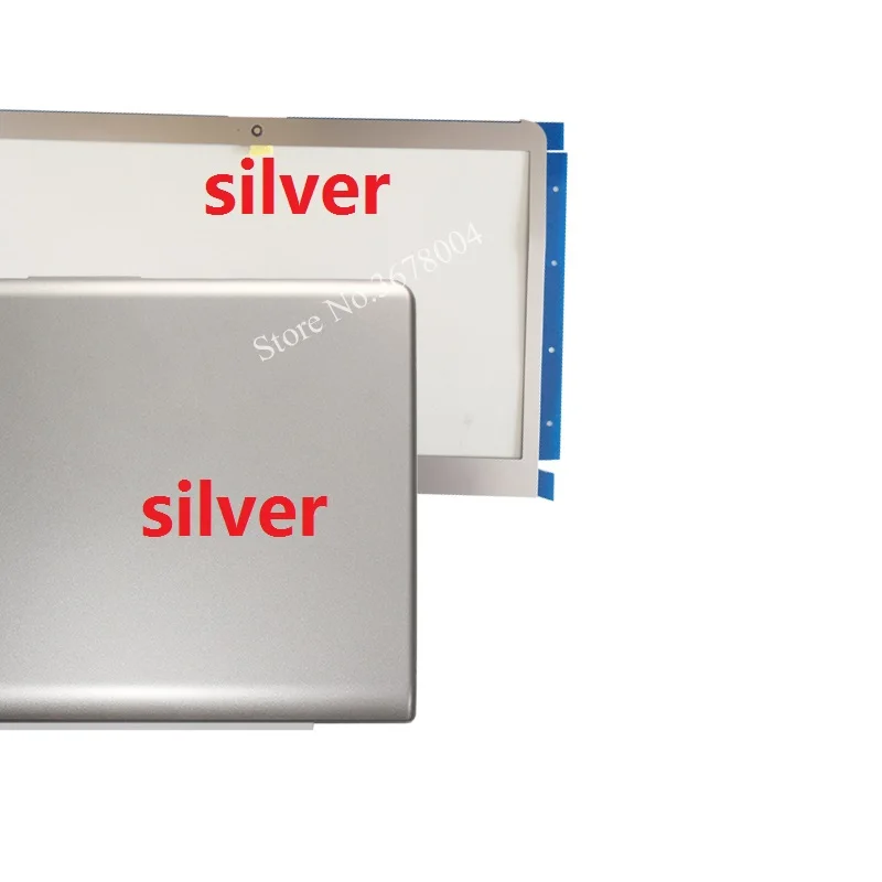 Для samsung NP530U3C 530U3C 530U3B 532U3C 535U3C ЖК-задняя крышка/ЖК-рамка крышка/ЖК-петли/шарниры для крышки с ЖК-экраном - Цвет: silver A and B shell