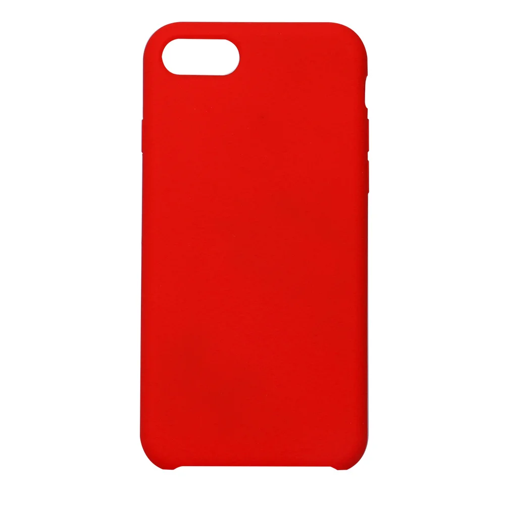 14.Red Ikase Store жидкий силиконовый чехол для мобильного телефона для iphone x xr xs max мягкое Сенсорное покрытие из микрофибры чехол для iphone 8 7 6 6s plus - Цвет: 14.Red