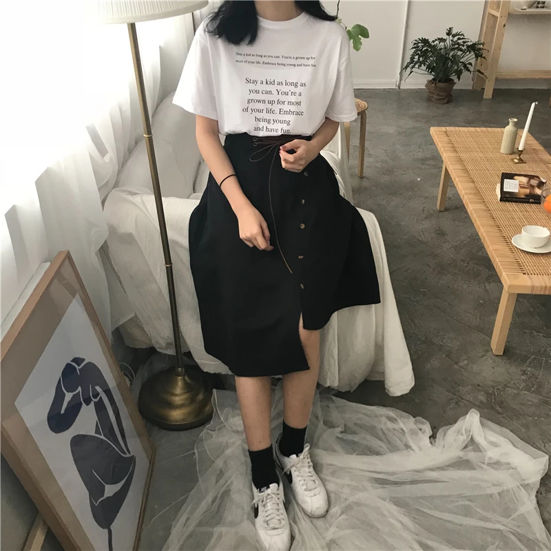 Лето Harajuku Винтаж для женщин повязки юбки 2018 корейский элегантный тонкий