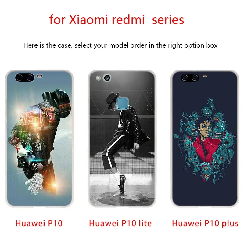 michael jackson Clear TPU Soft Phone Case For Huawei P50 P40 P30 P20 Pro Lite p30lite p50lite P samrt Z 2020 2019 Cover | Мобильные