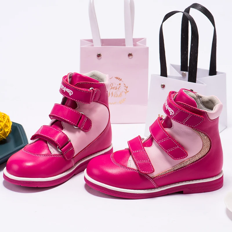 Princepard/2018 Лидер продаж ортопедическая обувь для девочек сезон весна осень розовые