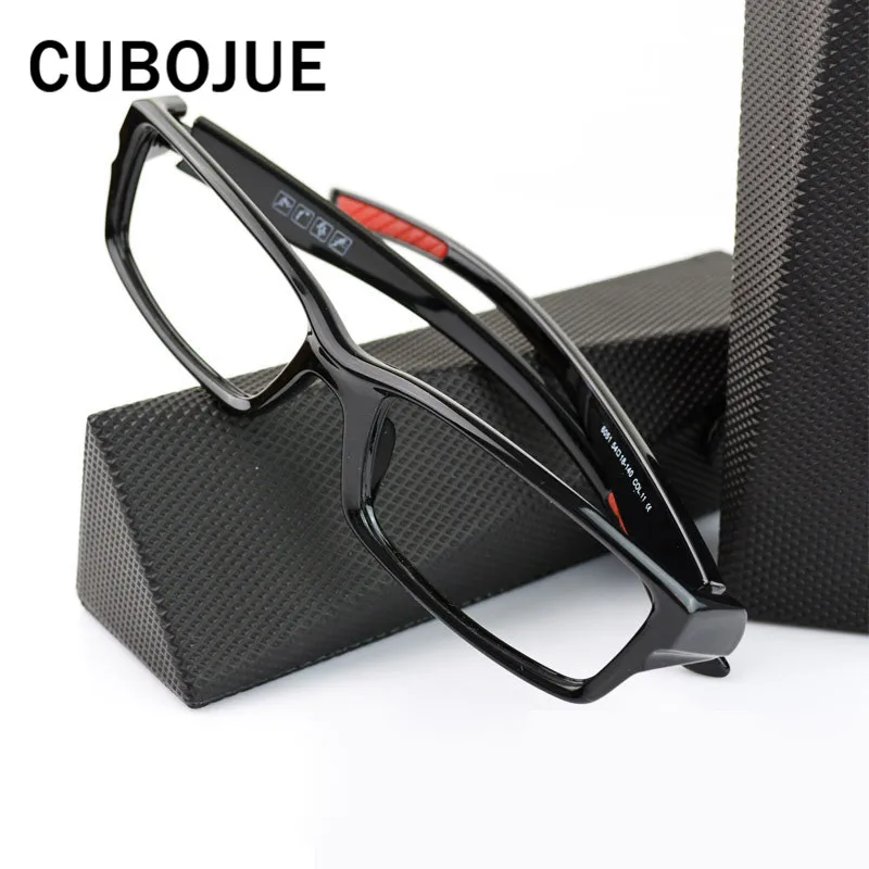Мужские оправы для очков Cubojue сверхлегкие при близорукости спортивные очки TR90 по