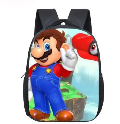 12 дюймов Super Mario Bros Sonic Boom Hedgehogs школьные сумки для детского сада книг малышей
