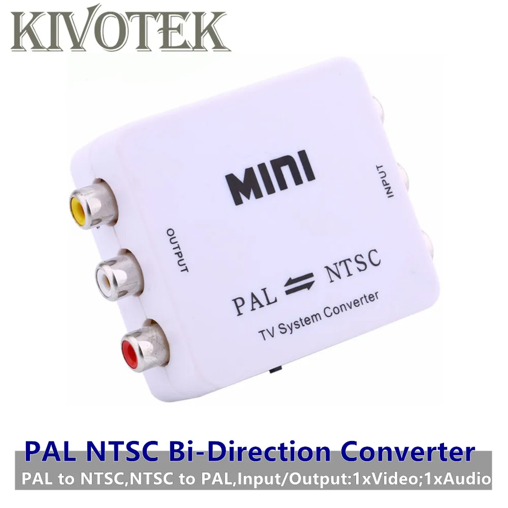 

2 шт./лот NTSC PAL двунаправленная ТВ система конвертер адаптер RCA Аудио Видео разъем для HDTV DVD DVR PS Бесплатная доставка