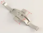 Застежка из нержавеющей стали 6x26 мм для ремешка для часов T035617 T035439, пряжка-бабочка, прочная стальная пряжка