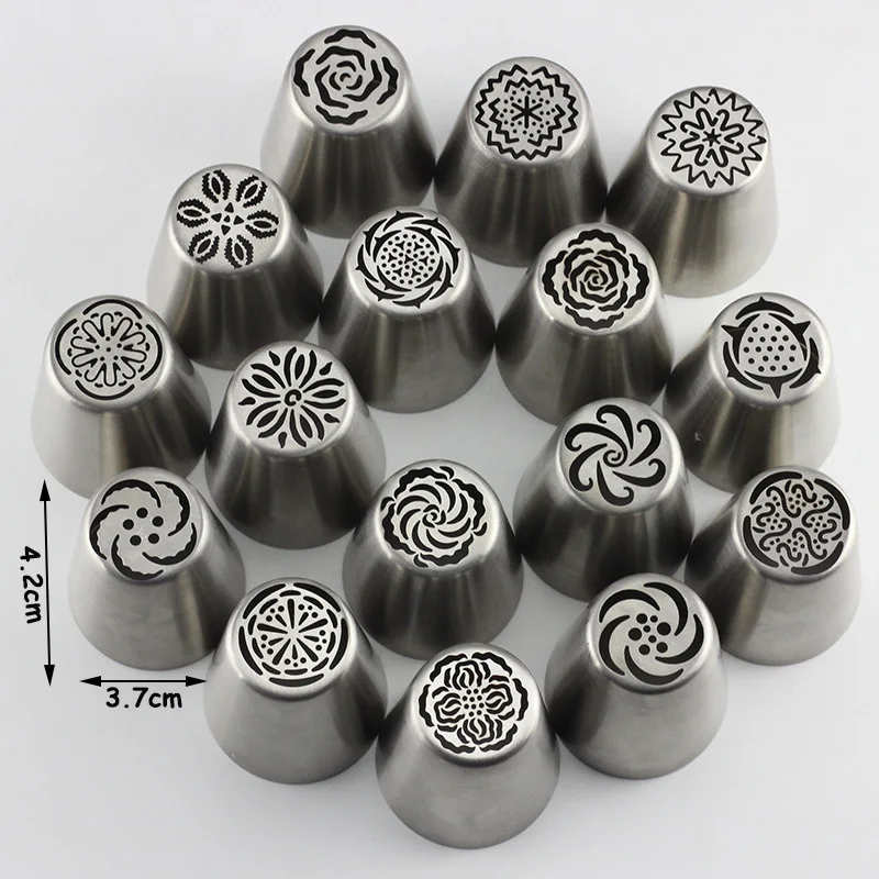 27 шт./компл. силиконовые насадки для украшения торта|pastry nozzles|russian icing pipingpiping tips |