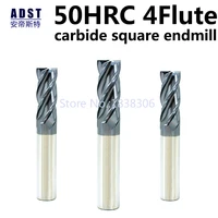 endmill carbide tungsten end mill milling cutter cutting tools router bit 50hrc 4 flute metalworking cnc machine tool 1 pcs