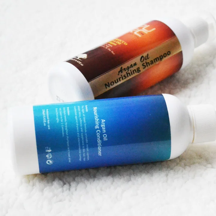 Чистый марокканский аргана масло питательный шампунь и кондиционер для волос 250