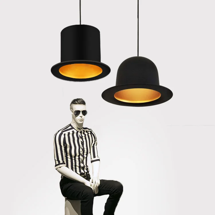 Скандинавский дизайн Светодиодные промышленные черные современные подвесные