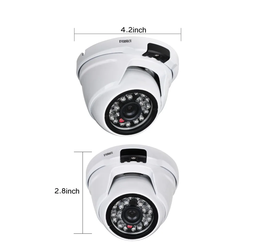 Хорошее качество 5MP AHD CVI TVI аналоговая 4-в-1 комнатная металлическая купольная