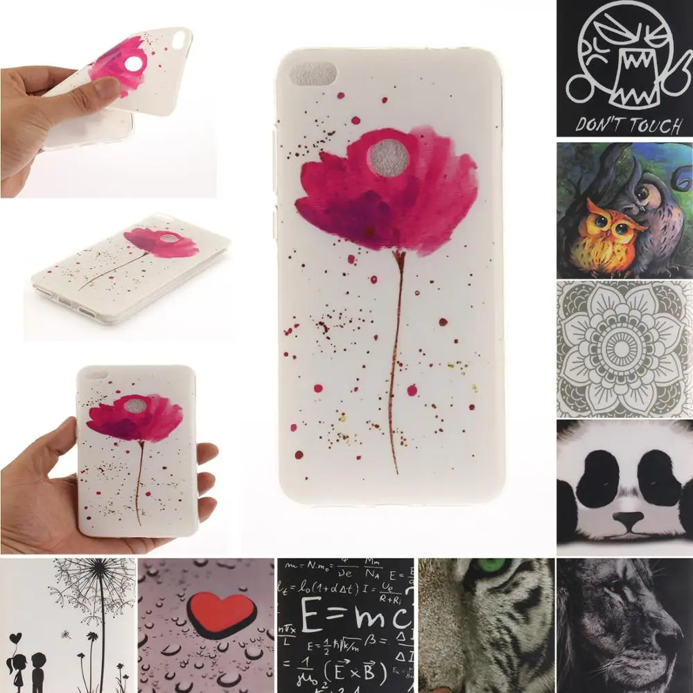 Мягкий ТПУ IMD силиконовый чехол для задней панели телефона HUAWEI P8 LITE 2017 против